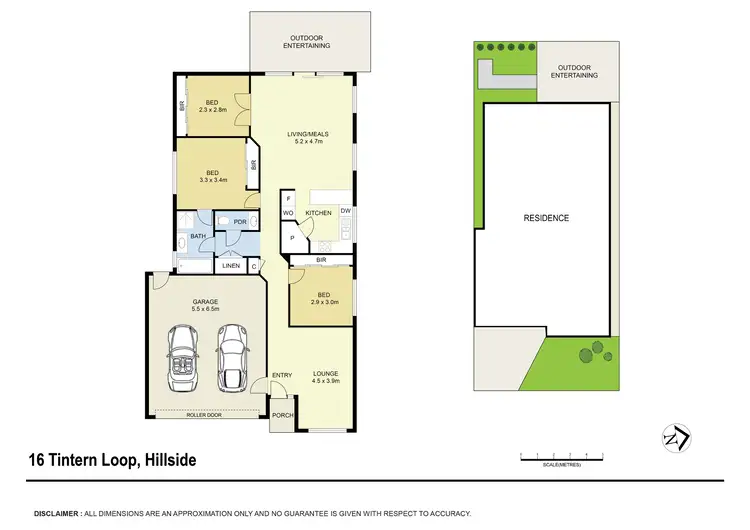 Floorplan of Homely house listing, 16 Tintern Loop, Hillside VIC 3037