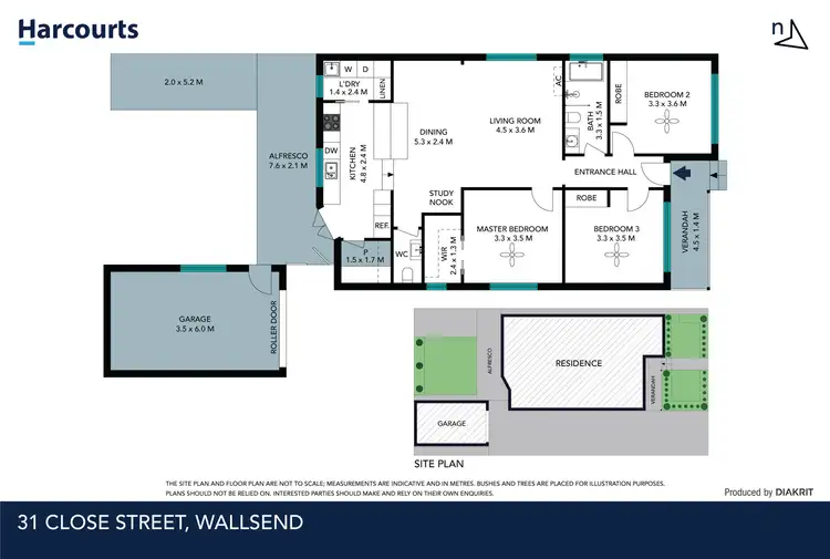 Floorplan of Homely house listing, 31 Close Street, Wallsend NSW 2287