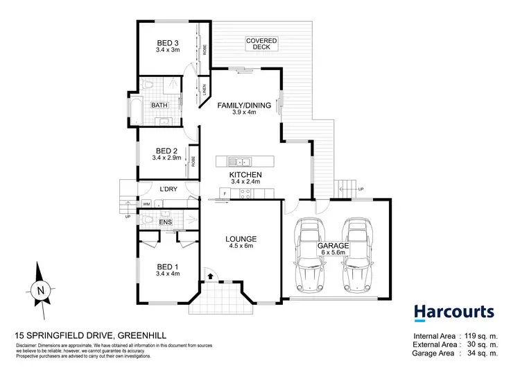 Floorplan of Homely house listing, 15 Springfields Drive, Greenhill NSW 2440