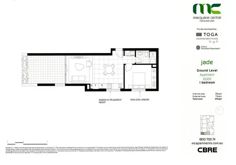 Floorplan of Homely apartment listing, 102/8 Saunders Close, Macquarie Park NSW 2113