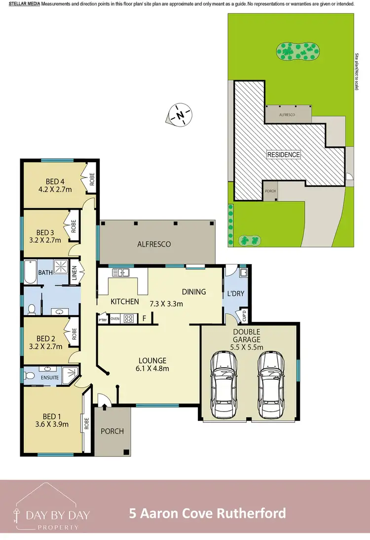 Floorplan of Homely house listing, 5 Aaron Cove, Rutherford NSW 2320