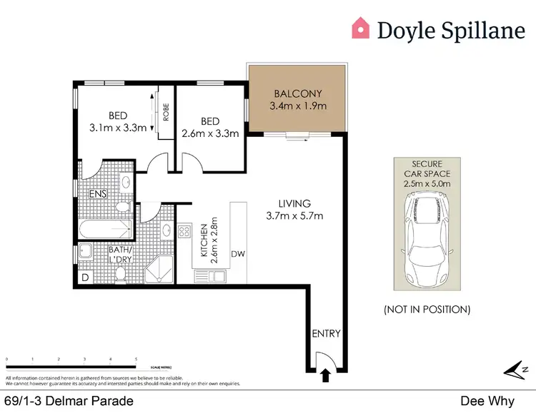 Floorplan of Homely apartment listing, 69/1-3 Delmar Parade, Dee Why NSW 2099