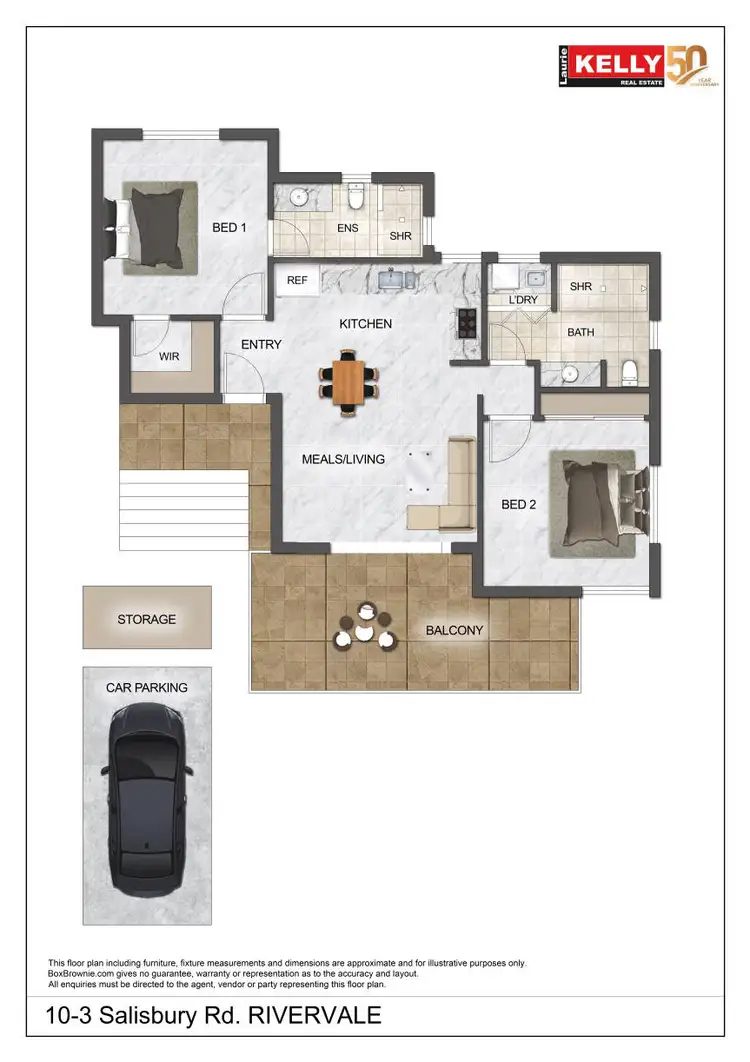 Floorplan of Homely apartment listing, 10/3 Salisbury Road, Rivervale WA 6103
