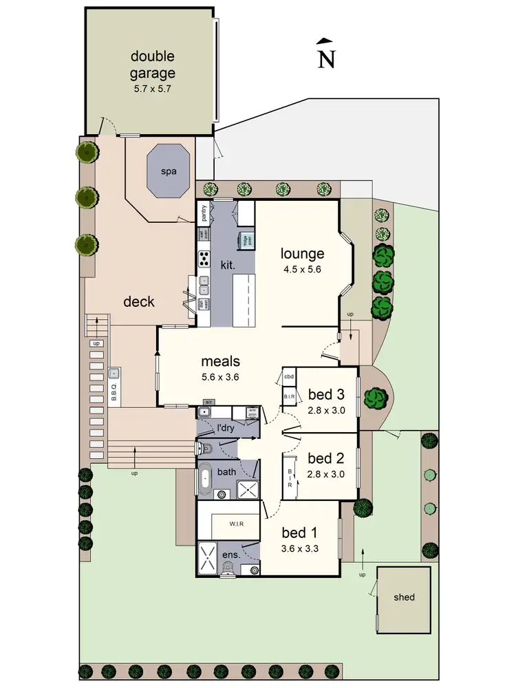 Floorplan of Homely unit listing, 4/12 Vinter Avenue, Croydon VIC 3136
