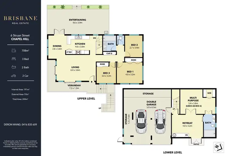Floorplan of Homely house listing, 6 Struan Street, Chapel Hill QLD 4069