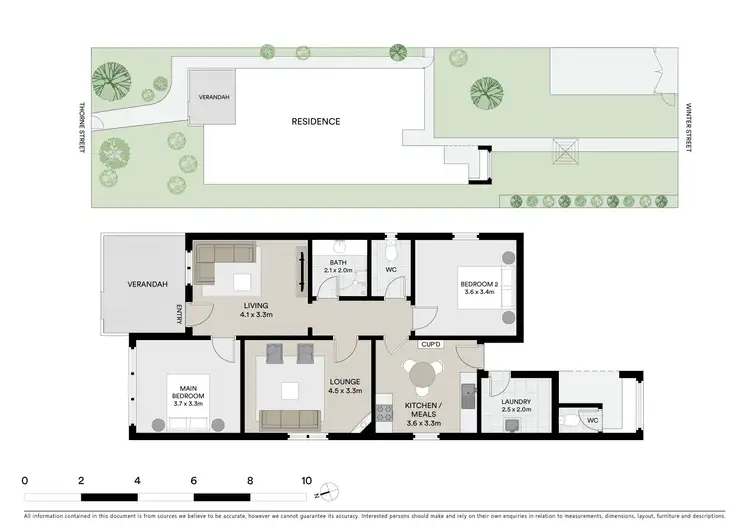 Floorplan of Homely house listing, 18 Thorne Street, East Geelong VIC 3219