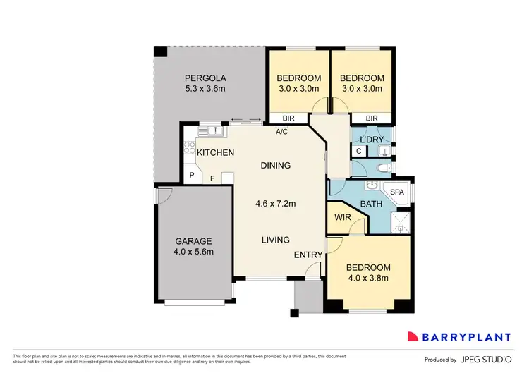 Floorplan of Homely unit listing, 1/21 Egan Street, Deer Park VIC 3023