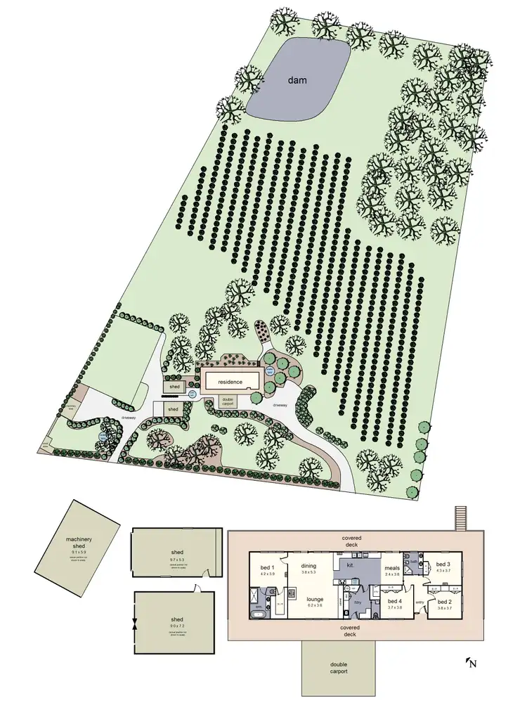Floorplan of Homely house listing, 135 Graham Road, Wandin East VIC 3139