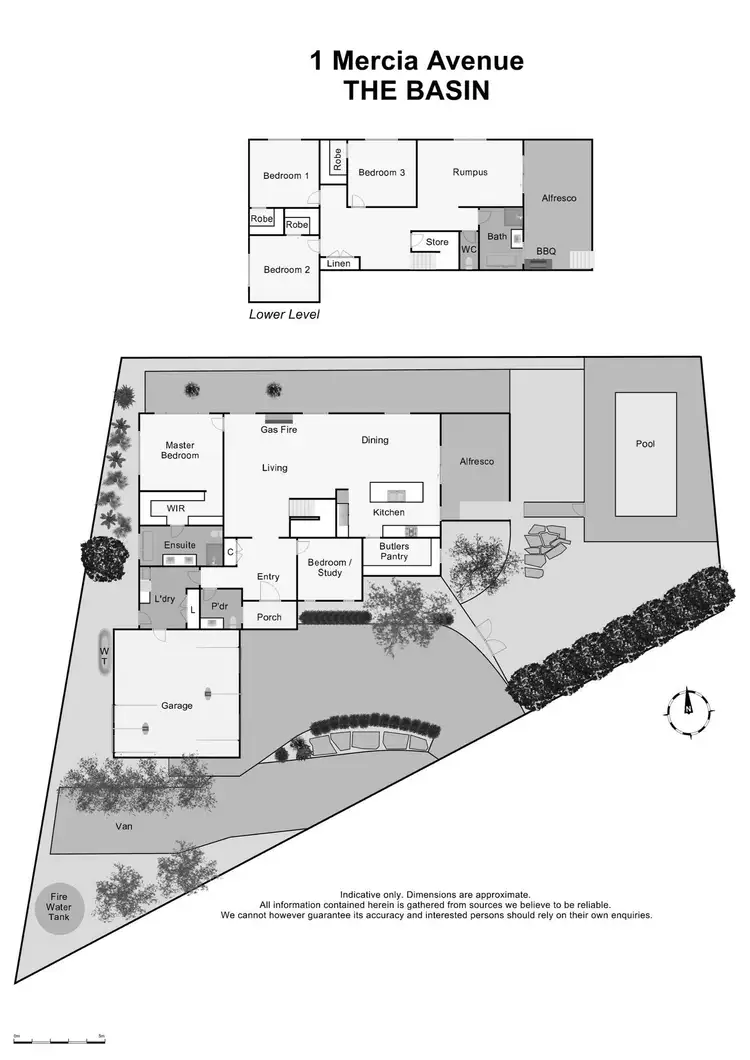 Floorplan of Homely house listing, 1 Mercia Avenue, The Basin VIC 3154