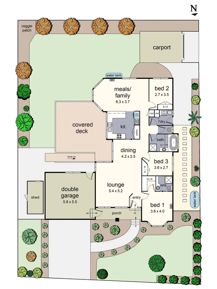 Floorplan of Homely house listing, 118 Fernhill Road, Mount Evelyn VIC 3796
