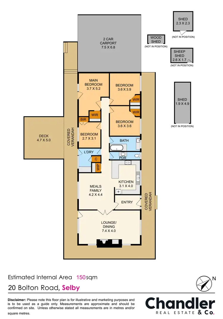 Floorplan of Homely house listing, 20 Bolton Road, Selby VIC 3159