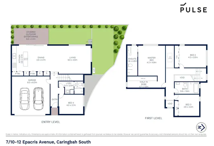 Floorplan of Homely townhouse listing, 7/10-12 Epacris Avenue, Caringbah South NSW 2229