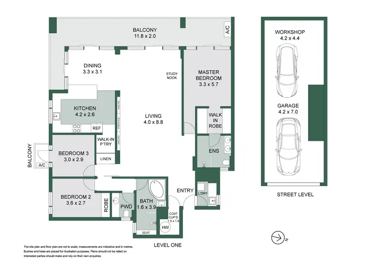 Floorplan of Homely apartment listing, 20/578-584 Pacific Highway, Killara NSW 2071