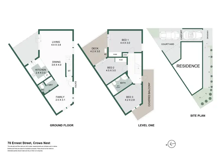 Floorplan of Homely house listing, 78 Ernest Street, Crows Nest NSW 2065