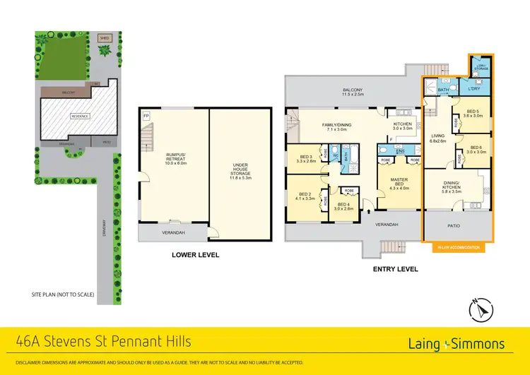 Floorplan of Homely house listing, 46a Stevens Street, Pennant Hills NSW 2120