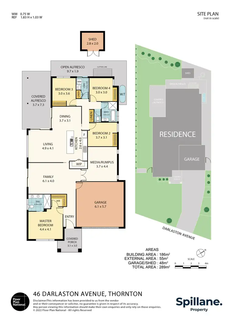Floorplan of Homely house listing, 46 Darlaston Avenue, Thornton NSW 2322