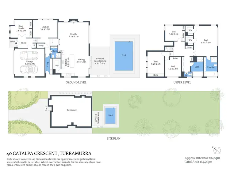Floorplan of Homely house listing, 40 Catalpa Crescent, Turramurra NSW 2074