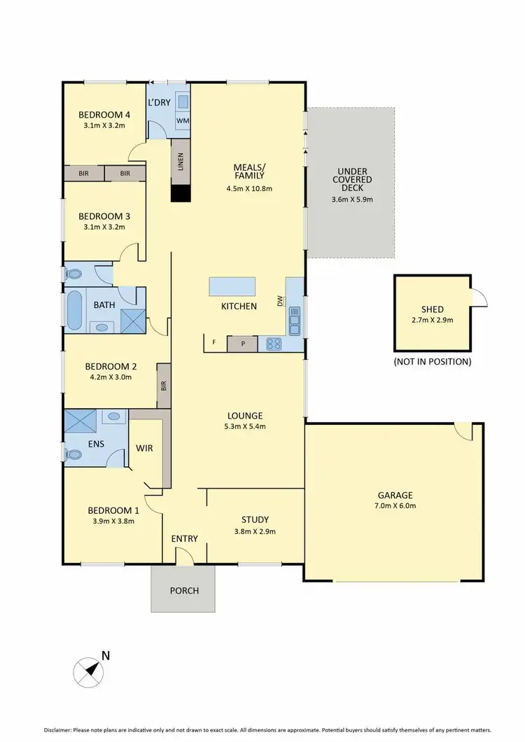 Floorplan of Homely house listing, 4 Saint Mellion Close, Sunbury VIC 3429