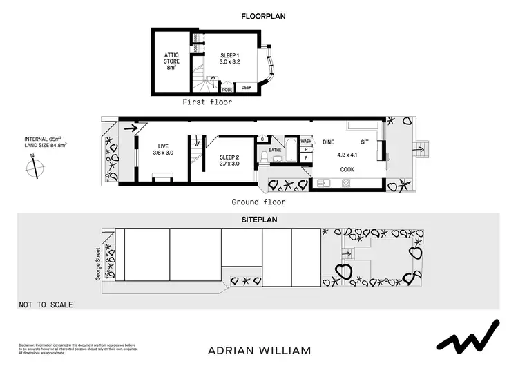 Floorplan of Homely house listing, 220 George Street, Erskineville NSW 2043