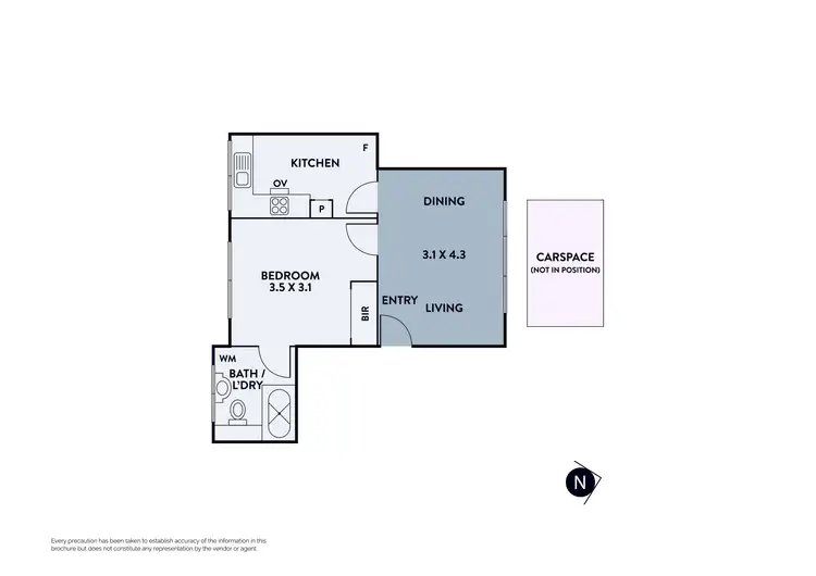 Floorplan of Homely apartment listing, 18/16 The Esplanade, Clifton Hill VIC 3068