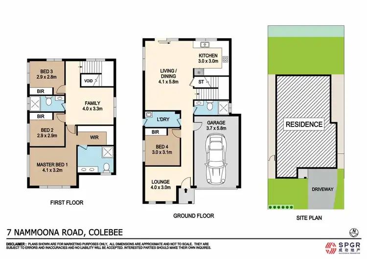 Floorplan of Homely house listing, 7 Nammoona Road, Colebee NSW 2761