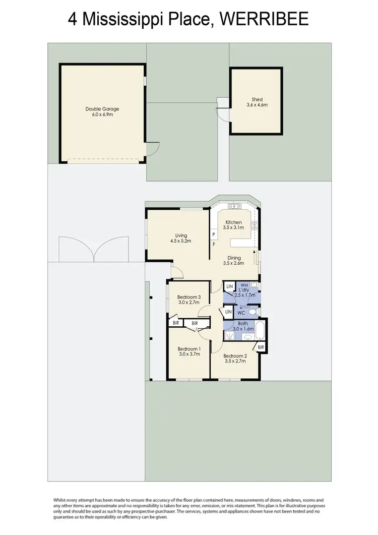Floorplan of Homely house listing, 4 Mississippi Place, Werribee VIC 3030