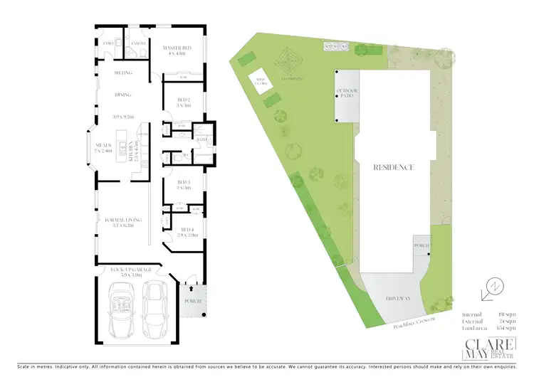 Floorplan of Homely house listing, 27 Peachface Crescent, Springfield QLD 4300