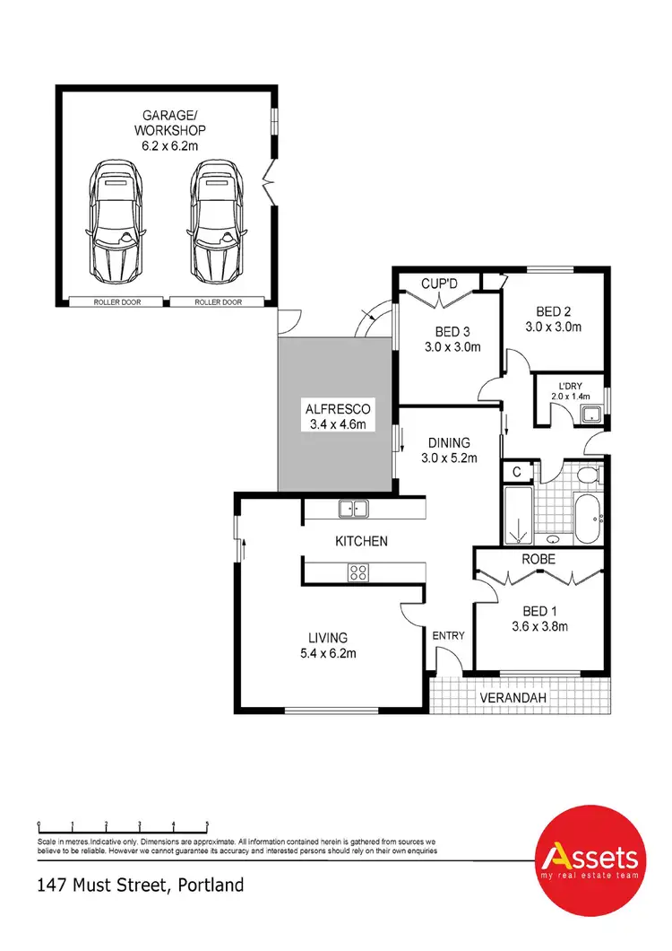 Floorplan of Homely house listing, 147 Must Street, Portland VIC 3305