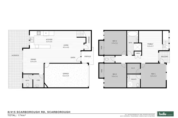 Floorplan of Homely townhouse listing, 8/415-417 Scarborough Road, Scarborough QLD 4020