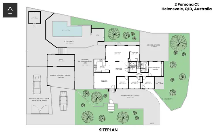 Floorplan of Homely house listing, 2 Pomona Court, Helensvale QLD 4212