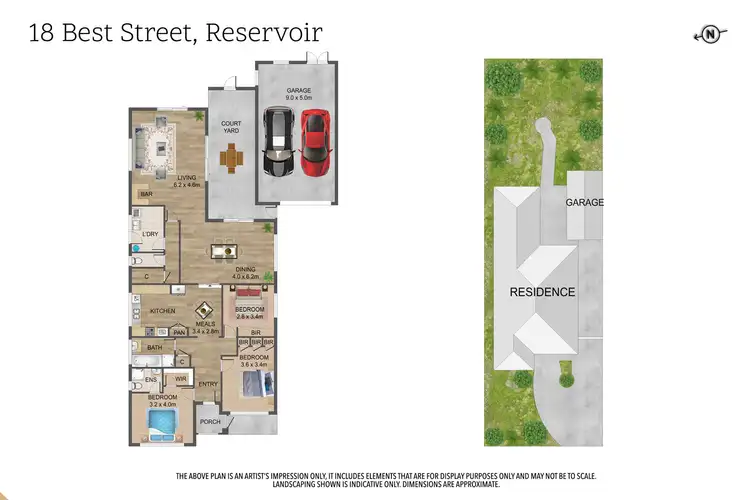 Floorplan of Homely house listing, 18 Best Street, Reservoir VIC 3073