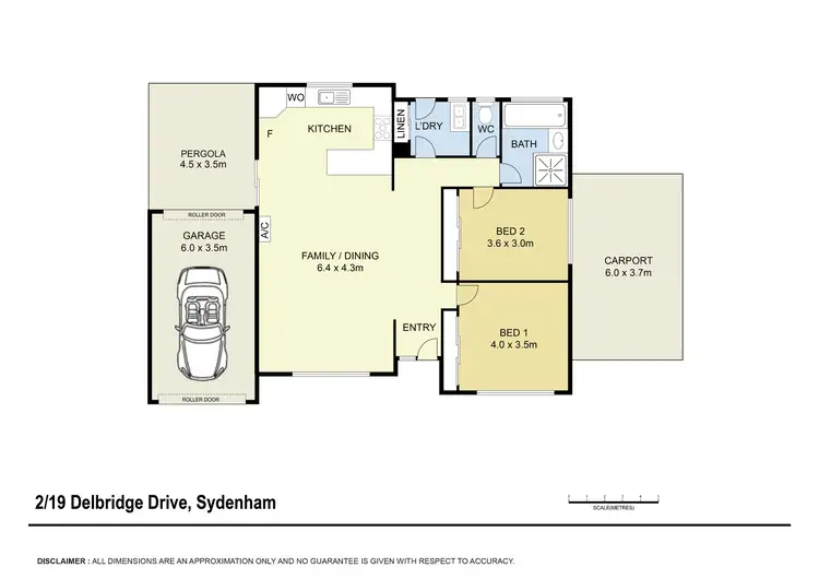 Floorplan of Homely unit listing, 2/19 Delbridge Drive, Sydenham VIC 3037