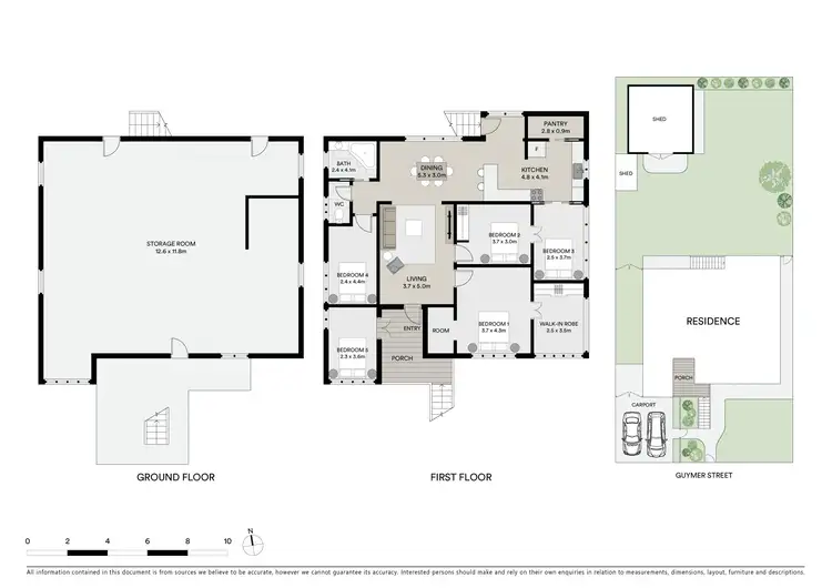 Floorplan of Homely house listing, 133 Guymer Street, Frenchville QLD 4701