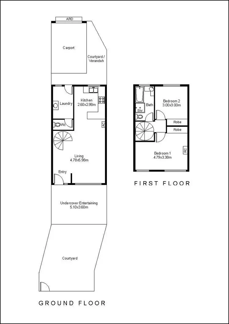 Floorplan of Homely house listing, 2/76 Leicester Street, Parkside SA 5063