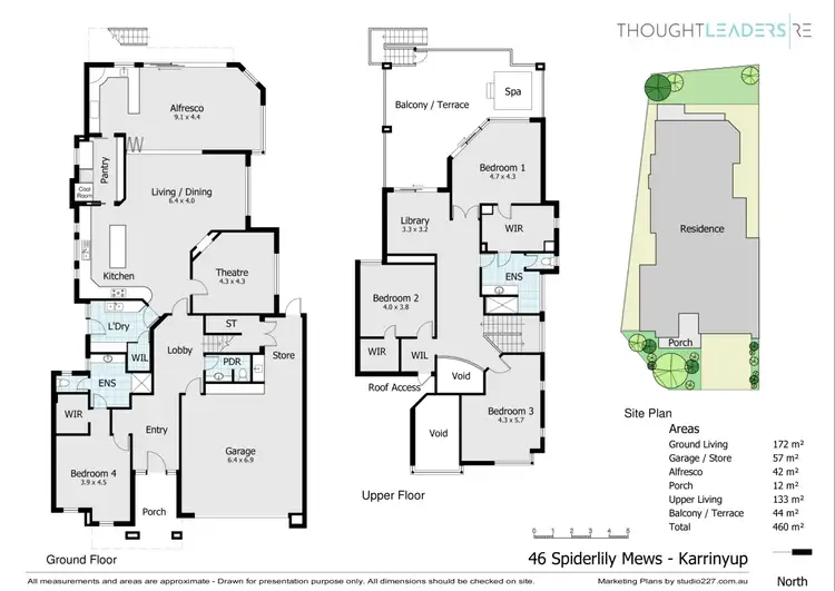 Floorplan of Homely house listing, 46 Spiderlily Mews, Karrinyup WA 6018