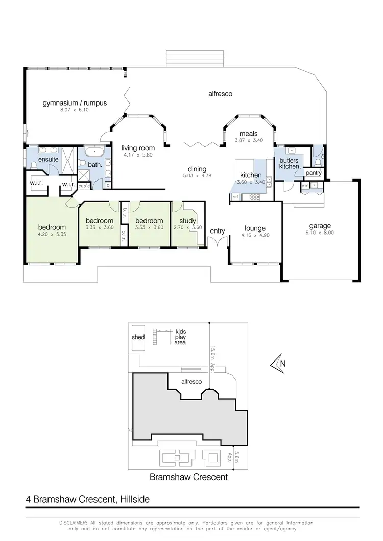 Floorplan of Homely house listing, 4 Bramshaw Crescent, Hillside VIC 3037