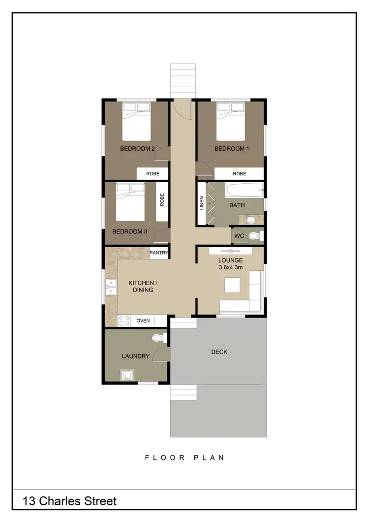 Floorplan of Homely house listing, 13 Charles Street, Roma QLD 4455