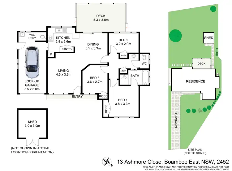Floorplan of Homely house listing, 13 Ashmore Close, Boambee East NSW 2452
