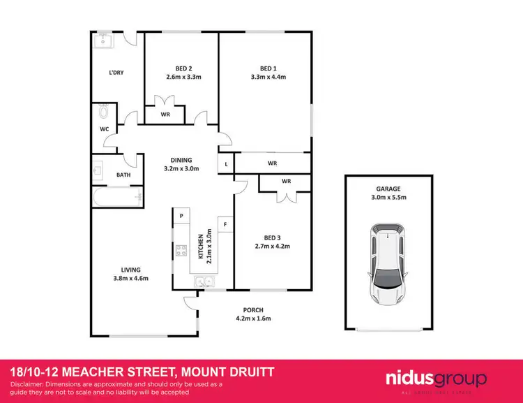 Floorplan of Homely villa listing, 18/10-12 Meacher Street, Mount Druitt NSW 2770