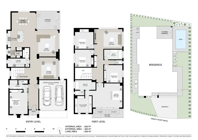 Floorplan of Homely house listing, 177 Trinity Point Drive, Morisset Park NSW 2264