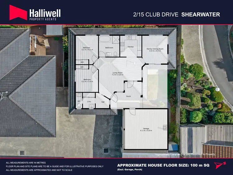 Floorplan of Homely unit listing, 2/15 Club Drive, Shearwater TAS 7307