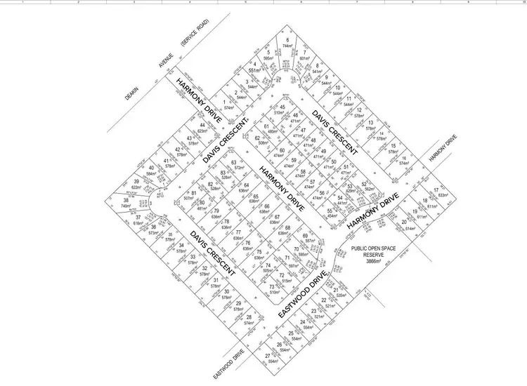 Floorplan of Homely land listing, LOT 66, 546 Deakin Avenue, Mildura VIC 3500