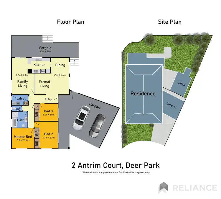 Floorplan of Homely house listing, 2 Antrim Court, Deer Park VIC 3023