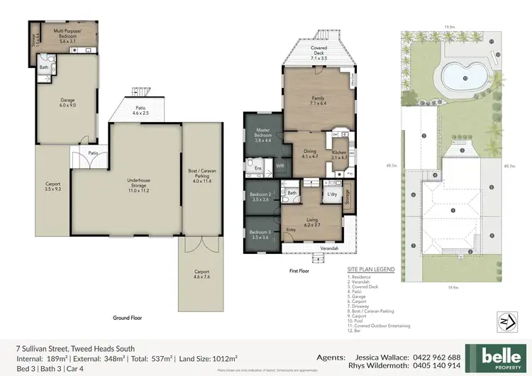 Floorplan of Homely house listing, 7 Sullivan Street, Tweed Heads South NSW 2486