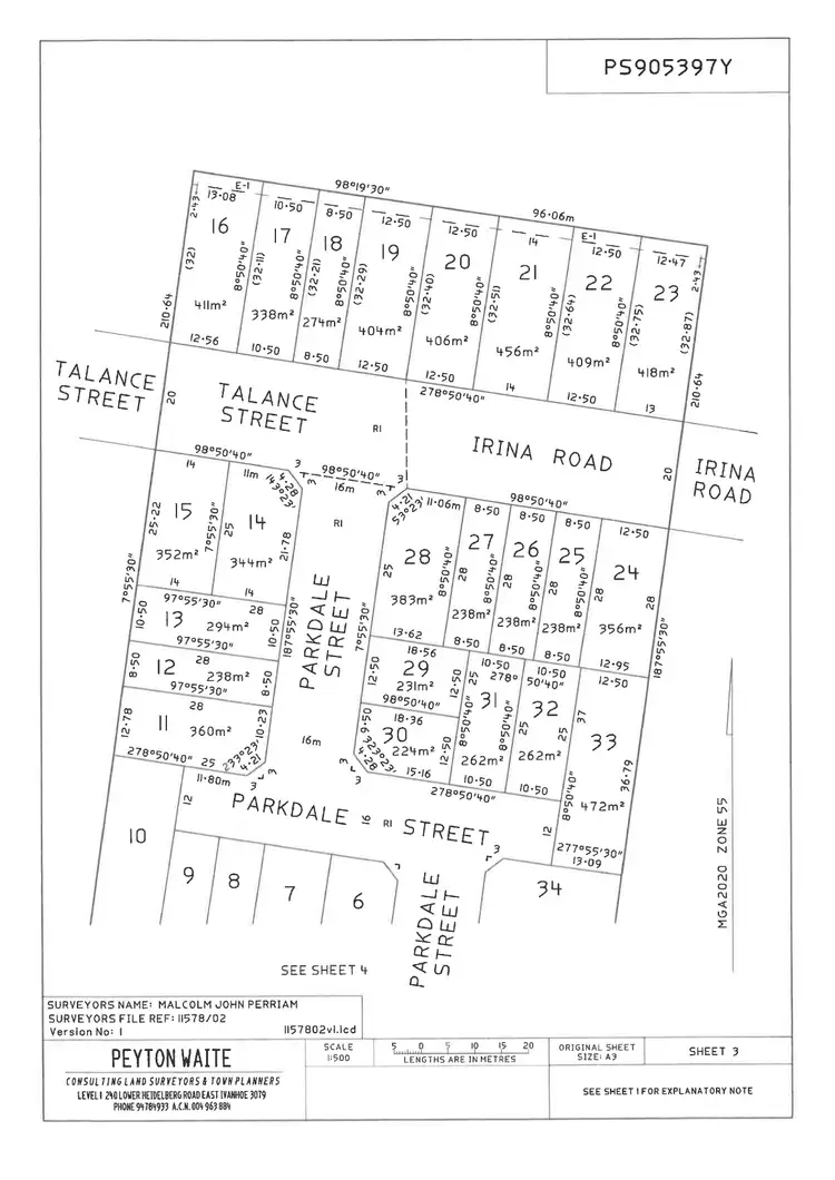 Floorplan of Homely land listing, LOT 18, 18 Talance Street, Greenvale VIC 3059