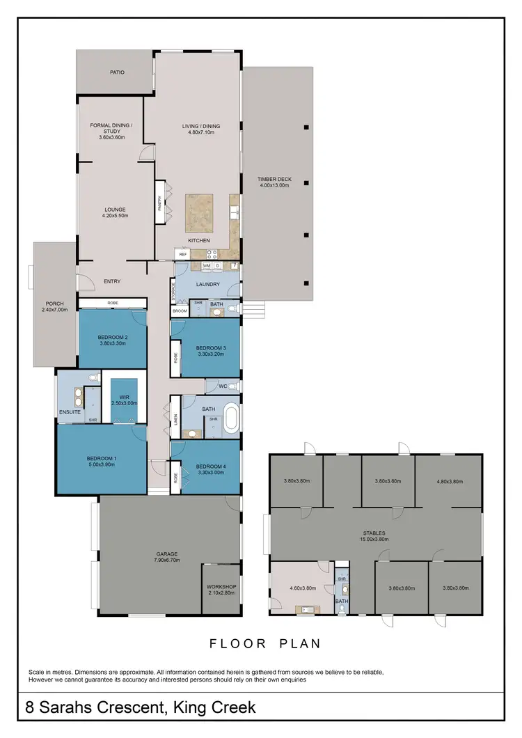 Floorplan of Homely house listing, 8 Sarahs Crescent, King Creek NSW 2446