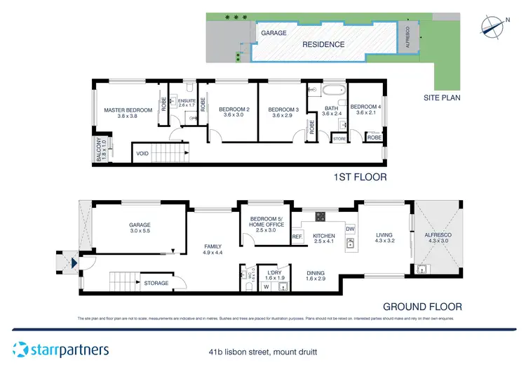 Floorplan of Homely semi-detached listing, 41b Lisbon Street, Mount Druitt NSW 2770