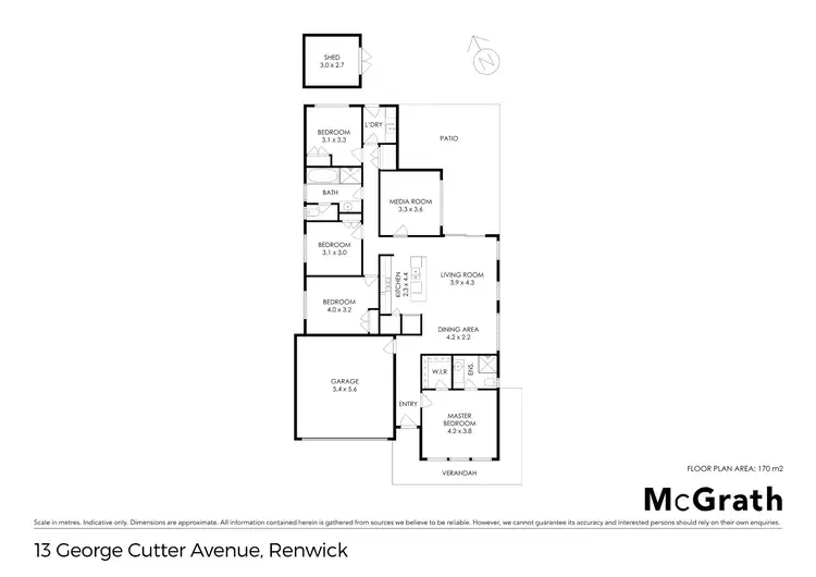 Floorplan of Homely house listing, 13 George Cutter Avenue, Renwick NSW 2575