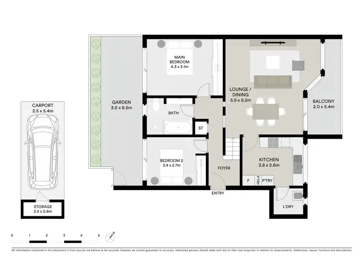 Floorplan of Homely apartment listing, 2/1 Carlisle Close, Macquarie Park NSW 2113