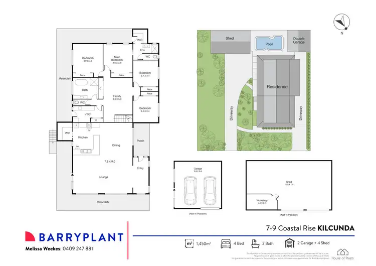 Floorplan of Homely house listing, 7-9 Coastal Rise, Kilcunda VIC 3995
